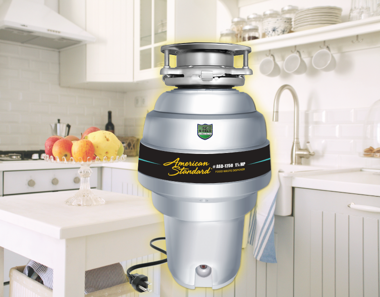 how to replace garbage disposal american standard asd 1250